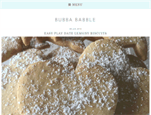 Tablet Screenshot of bubbababble.com